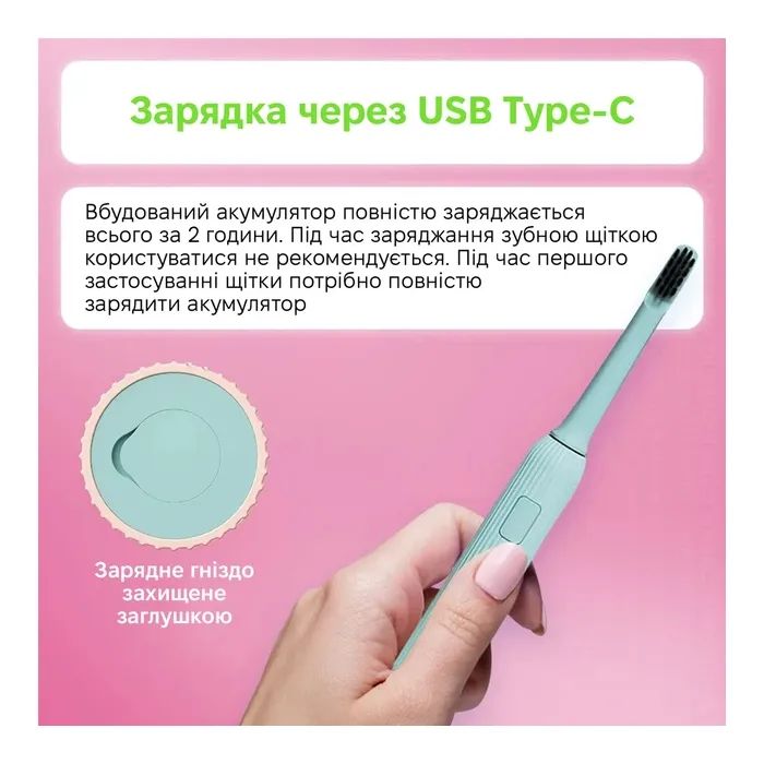Електрична зубна щітка Enchen Mint5 Sonik Blue (MINT5-B) зображення 6