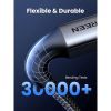 Дата кабель USB-C to USB-C 1.0m 60W US567 black UGREEN (15373) зображення 3
