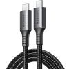 Дата кабель USB-C to USB-C 1.0m 60W US567 black UGREEN (15373)