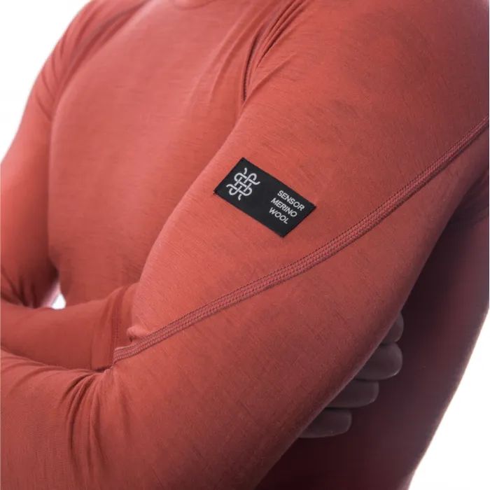 Термокофта Sensor Merino Active LS 23200037, SM11MA-terracotta-M (SM11MA-terracotta-M) изображение 5