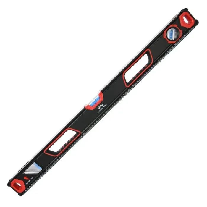 Уровень Deli с дополнительным окном, 3 капсулы, 600 мм (EDL290600K)