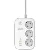 Сетевой фильтр питания LDNIO SEW3452 WiFi 3роз 3USB/1Type-C (SEW3452)
