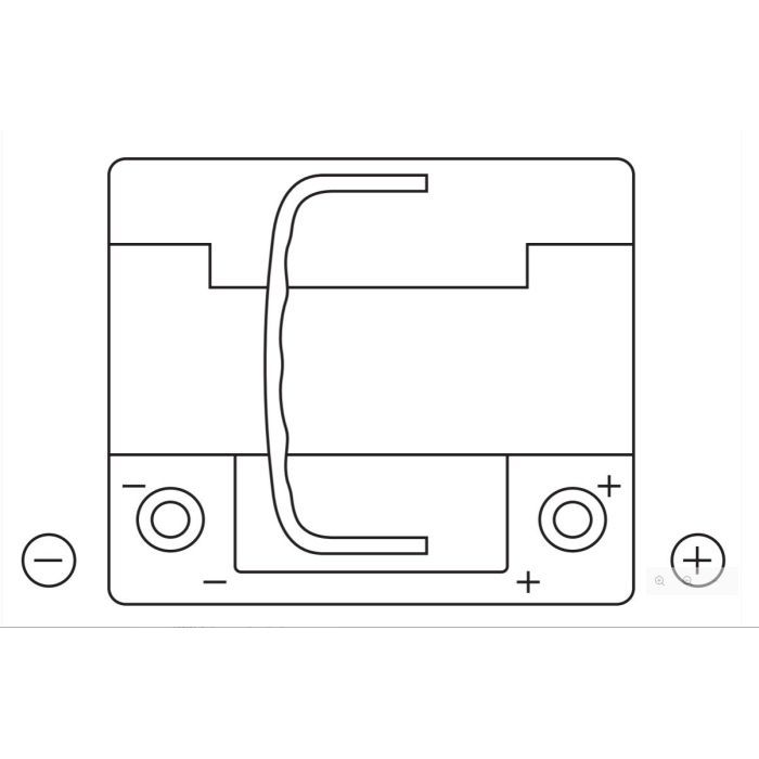Аккумулятор автомобильный EXIDE AGM 50Ah (EK500) изображение 2