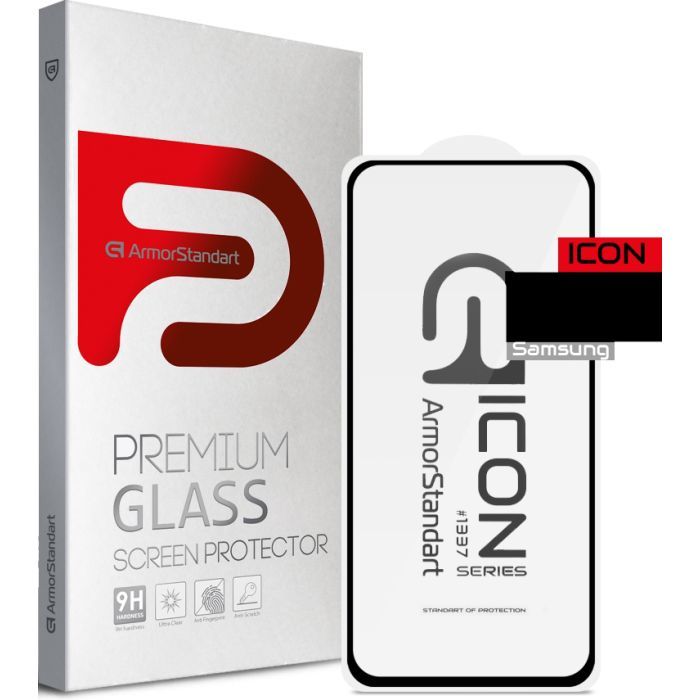 Стекло защитное Armorstandart Icon Samsung S26 Plus 5G Black (ARM89247)