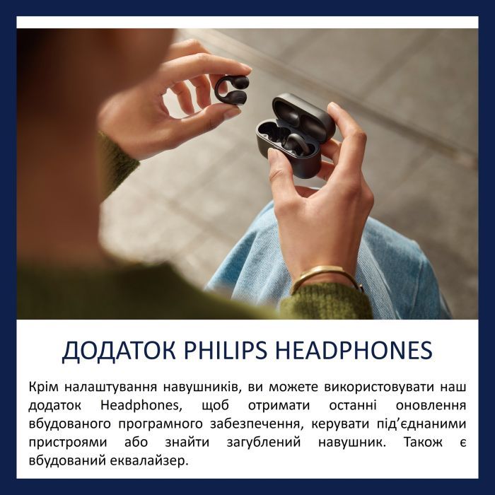 Навушники Philips TAQ2000BK/00 Wireless Black (TAQ2000BK/00) зображення 7