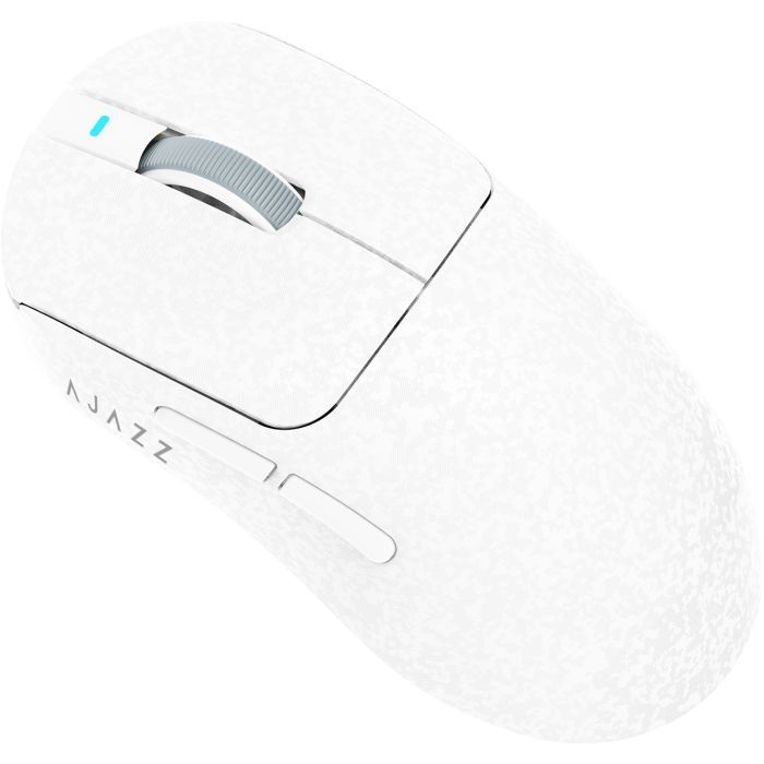 Мышка Ajazz AJ199 MAX Carbon fiber Wireless/Bluetooth/USB White (AJ199-MAX-W) изображение 3