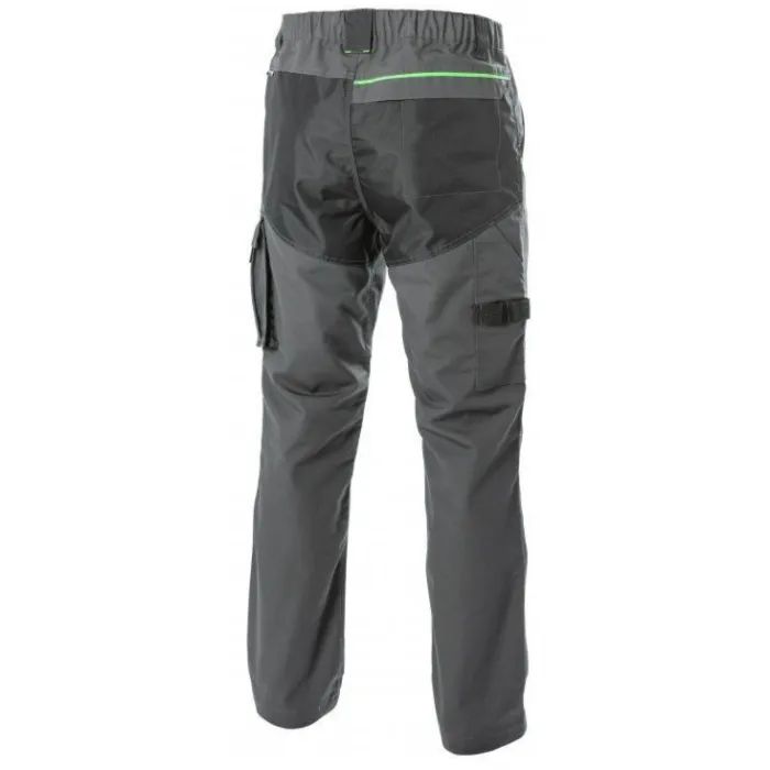 Штани робочі Hoegert LEMBERG HT5K802-1-M 65% поліестер/35% бавовна темно-сірі, M (50) (HT5K802-1-M) зображення 2