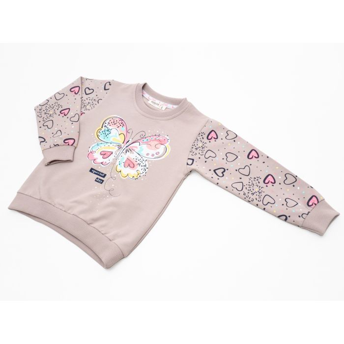 Спортивный костюм детский Breeze с бабочкой (22103-104G-beige) изображение 3