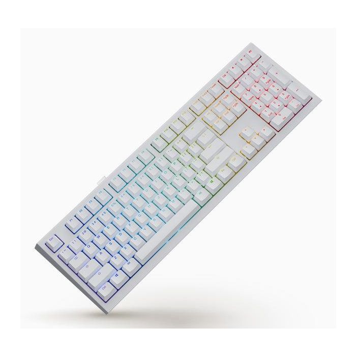 Клавіатура Ducky One X Magnetic Switch Wireless UA White (ON2408AST3-DAUSPDOECL2WW1)