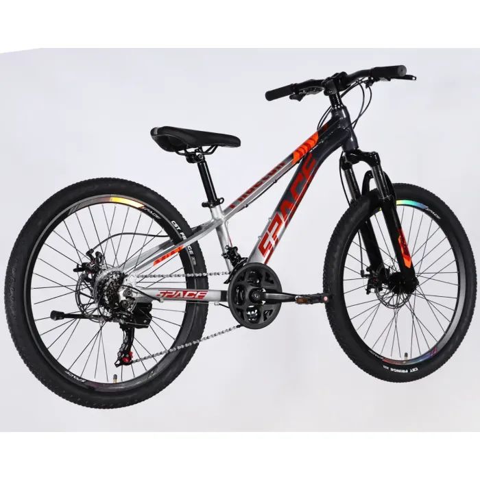 Велосипед Space 24" PHAETON DD FR рама-11" AL 2026 сіро-сріблястий (OPS-SP-24-072) изображение 3