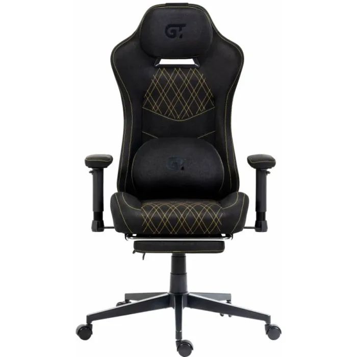 Кресло игровое GT Racer X-2407 Black/Orange (X-2407 Fabric Black/Orange) изображение 3