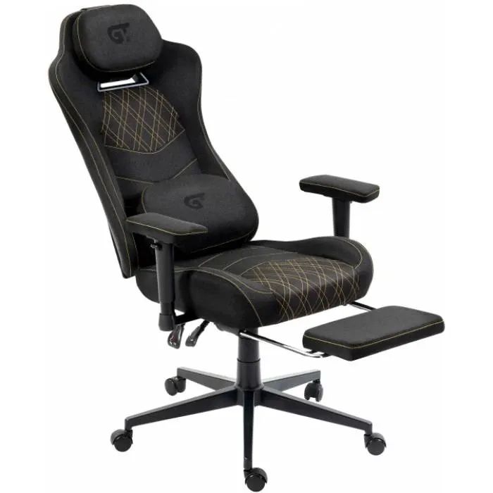 Кресло игровое GT Racer X-2407 Black/Orange (X-2407 Fabric Black/Orange) изображение 5