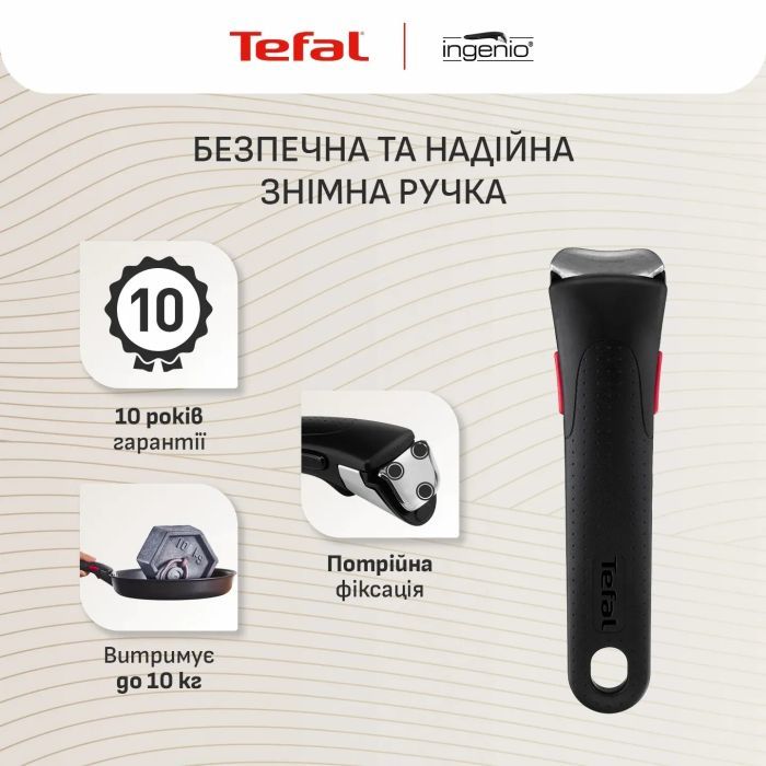 Набор посуды Tefal Ingenio Inspiration, 6 предметів, чорний (L867S604) изображение 7