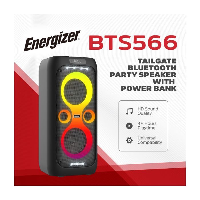 Акустическая система Energizer BTS566 Black (BTS566) изображение 6