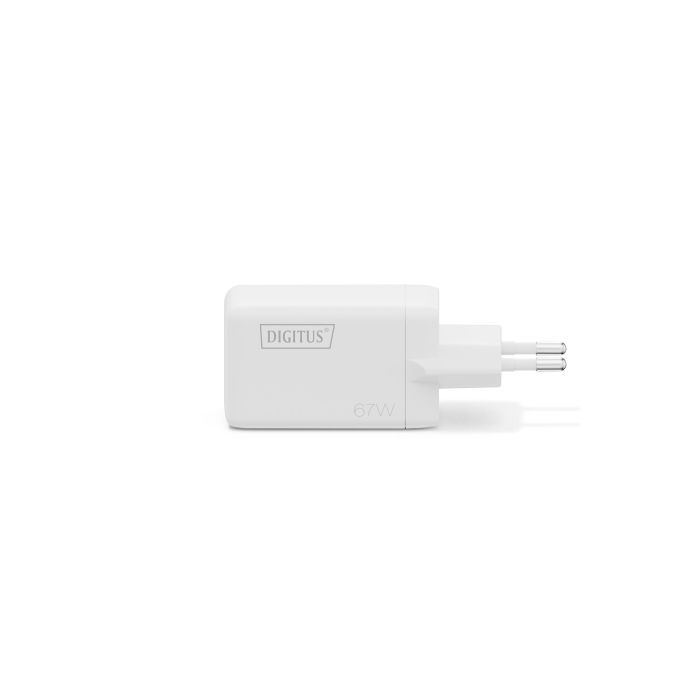 Зарядний пристрій Digitus 2xUSB-C + 1xUSB 67W GaN (DA-10303) зображення 11