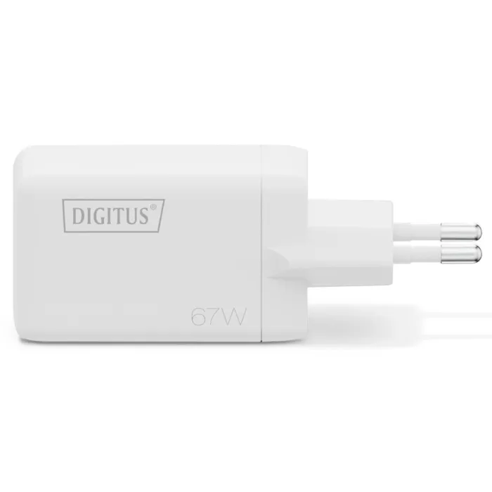 Зарядное устройство Digitus 2xUSB-C + 1xUSB 67W GaN (DA-10303) изображение 5