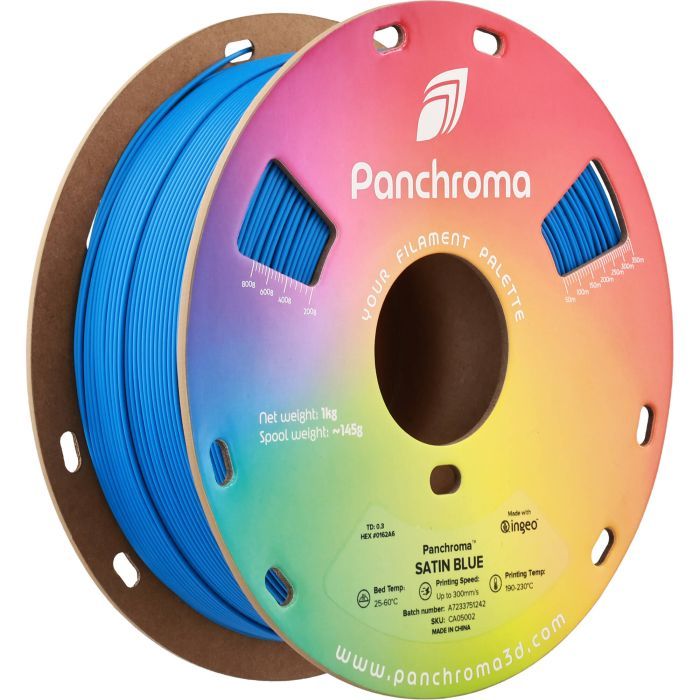 Пластик для 3D-принтера Polymaker PLA PANCHROMA SATIN 1,75mm 1kg BLACK (CA05011)