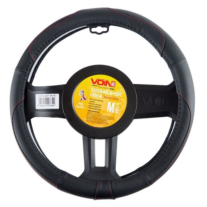 Чехол на руль VITOL M чорн-черв (VLOD-L2031 BK/RD M) изображение 4