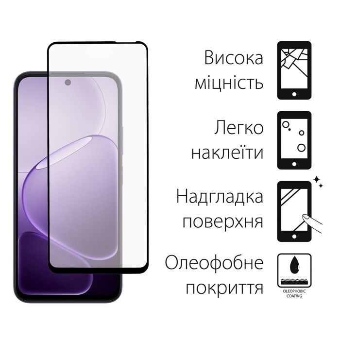 Стекло защитное Dengos OPPO A6x 4G / A6k 4G / A6 4G Black 2 pcs (DG-TG2P-95) изображение 2