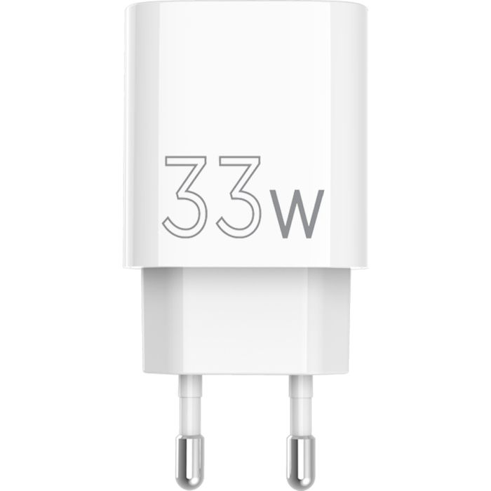 Зарядное устройство Sigma 1xUSB-C PD33W + 1xUSB QC3.0 GaN X-power PS33-01 white (4827798527719) изображение 2