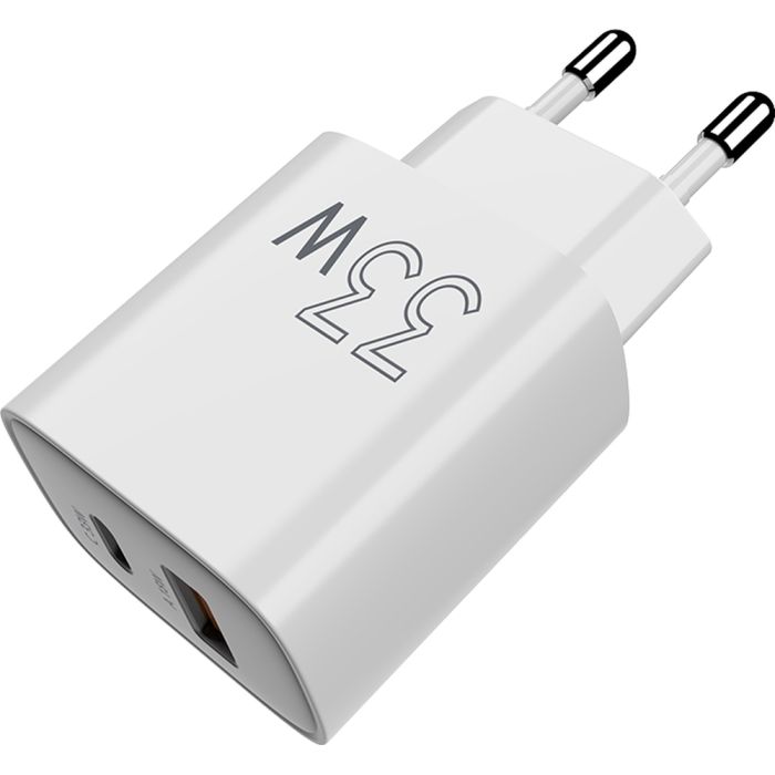 Зарядное устройство Sigma 1xUSB-C PD33W + 1xUSB QC3.0 GaN X-power PS33-01 white (4827798527719) изображение 9