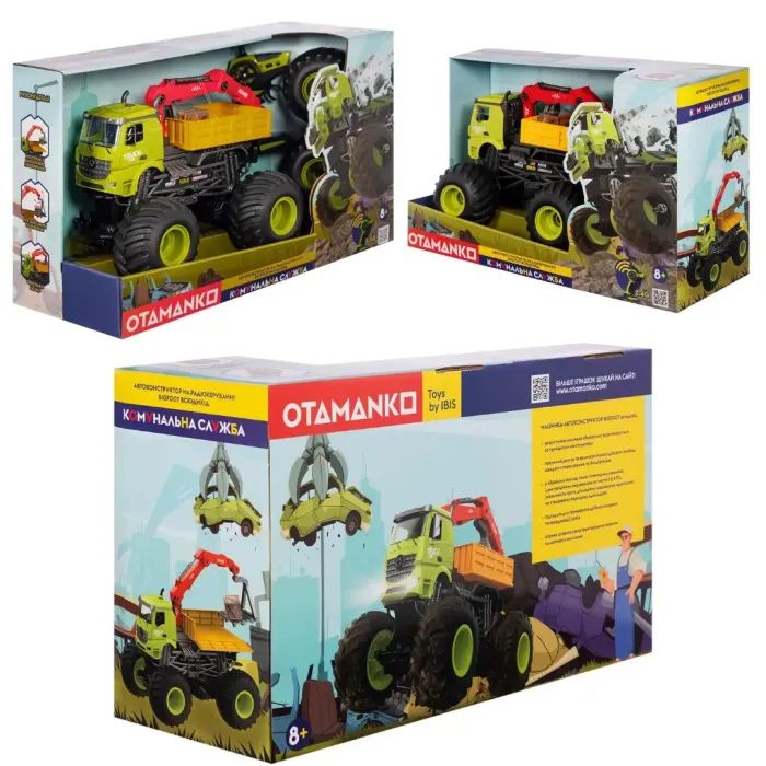 Конструктор Otamanko Автоконструктор BIGFOOT Вездеход Погрузчик (FY002A (green)) изображение 5