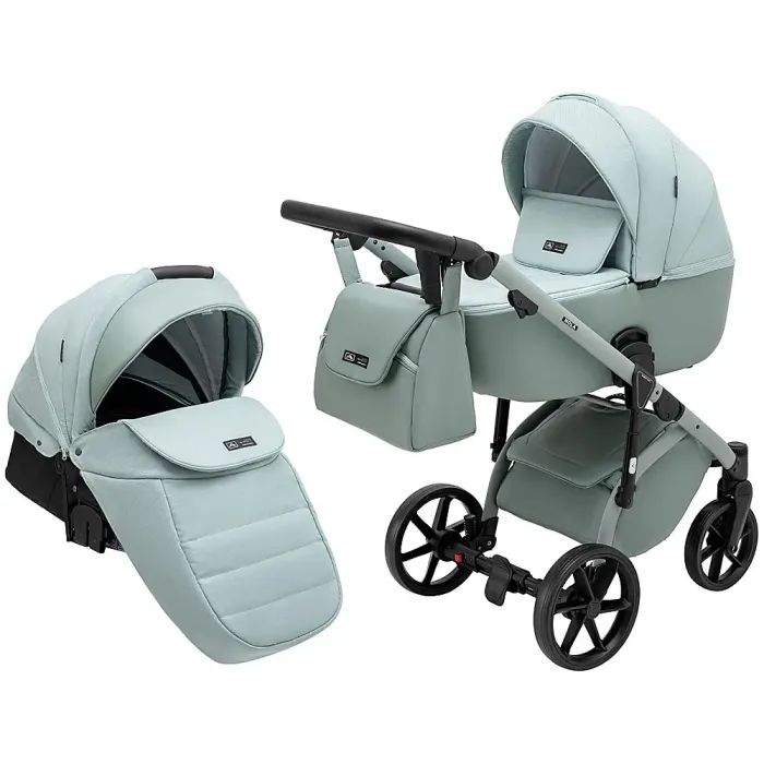 Коляска Adamex 2 в 1 Nola Natura 4 cappuccino (681681)