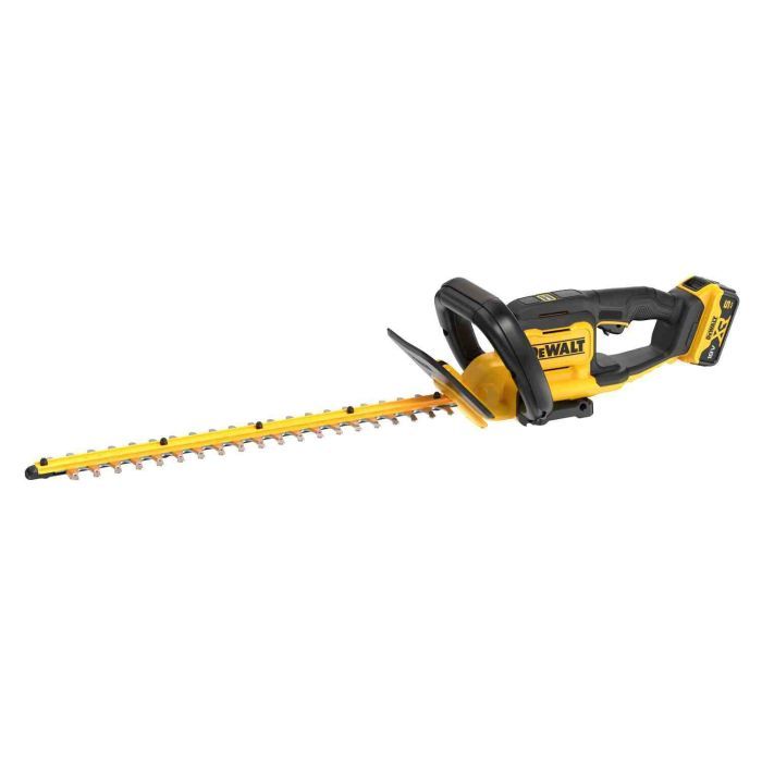 Кусторез DeWALT аккумуляторный, 18V, нож 55 см, до 19 мм, 5Ah (DCMHT562P1)