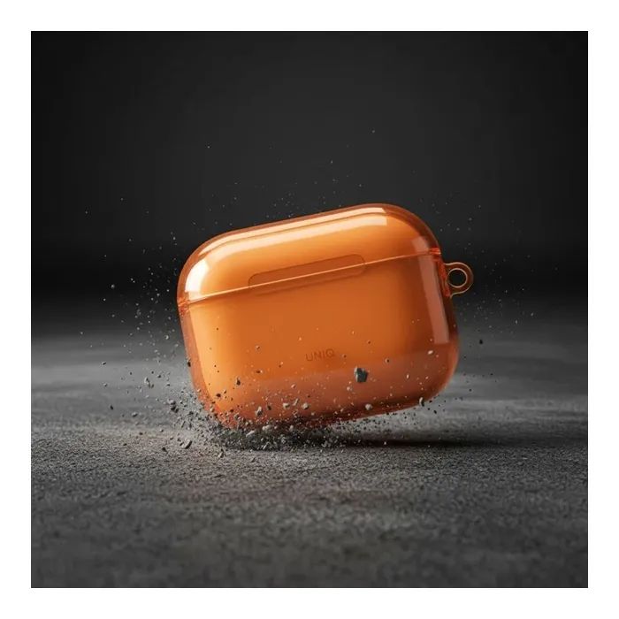 Чехол для наушников Uniq Glase для AirPods Pro 3 Orange (8886463697177) изображение 10