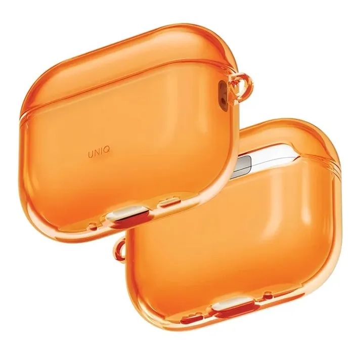 Чехол для наушников Uniq Glase для AirPods Pro 3 Orange (8886463697177)
