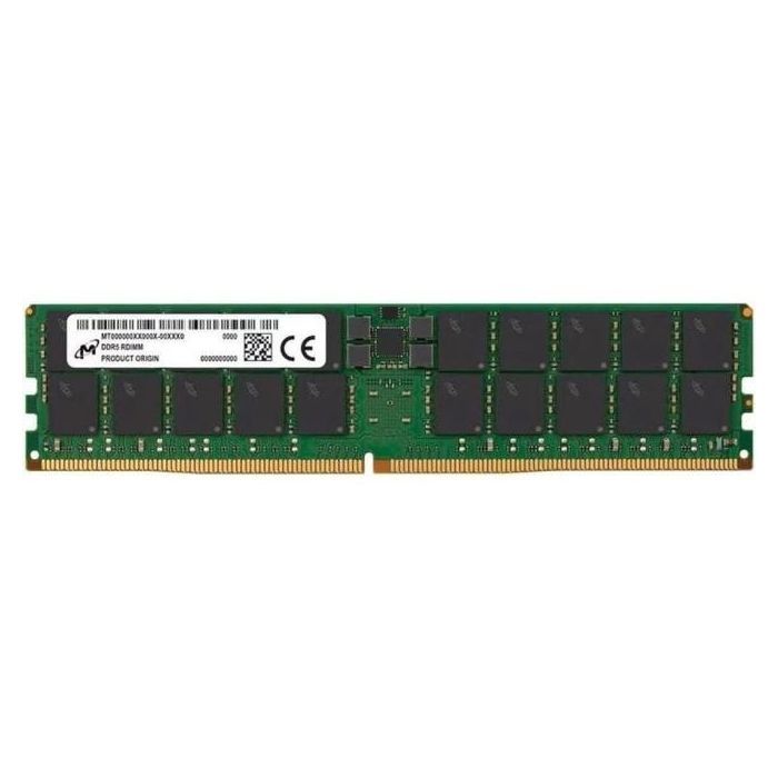 Модуль памяти для сервера Micron DDR5 RDIMM 96GB 2Rx4 6400 CL52 (24Gbit) (Tray) (MTC40F204WS1RC64BC1T)