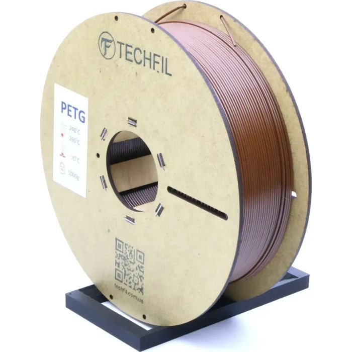 Пластик для 3D-принтера Techfil PETG 074 1.75мм 1кг green multicam (PETG074-1000-GREEN-MULTIKAM)