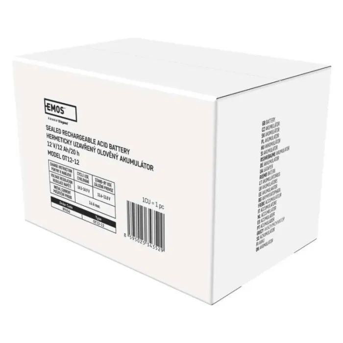 Батарея до ДБЖ EMOS 12V 12Ah (B9656) зображення 11