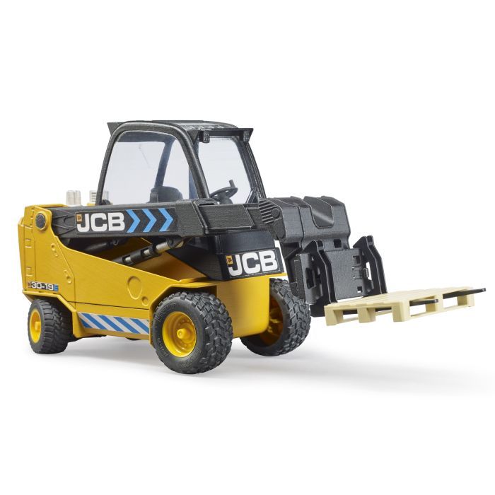 Масштабная модель автомобиля Bruder Погрузчик JCB Телескопический с паллетой (02512) изображение 2