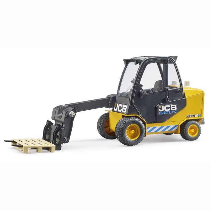 Масштабная модель автомобиля Bruder Погрузчик JCB Телескопический с паллетой (02512) изображение 3
