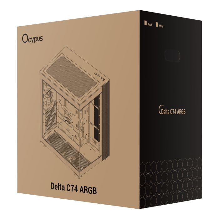 Корпус для ПК OCYPUS DELTA-C74-BKD200XX-GL изображение 13