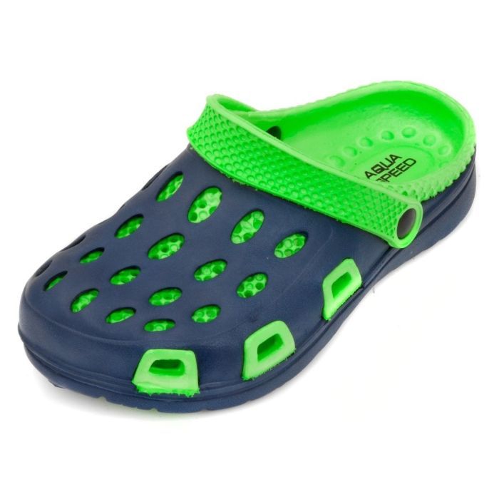 Сабо-кроксы Aqua Speed Silvi 508-48 синій, зелений 25 (5908217669285) изображение 2