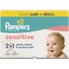 Детские влажные салфетки Pampers Sensitive 6 пачок х 80 шт (480 шт) (8006540174531) изображение 2
