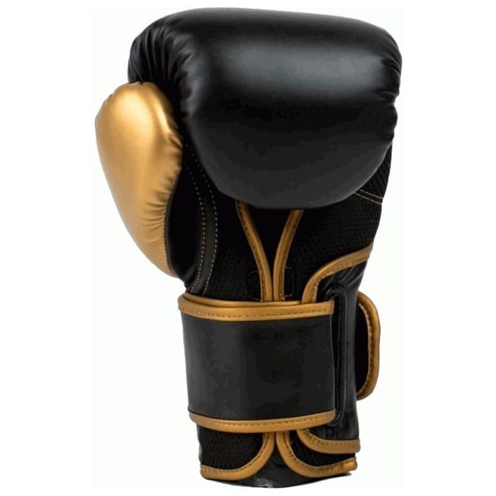 Боксерские перчатки Everlast Powerlock 2R Training Glove P00002665 чорний, золотий 16 унцій (009283611996) изображение 3