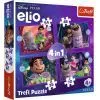Пазл Trefl Disney Elio Внеземные миссии 4 в 1 (35, 48, 54, 70) (5900511346657)