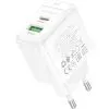 Зарядное устройство BOROFONE BAS44A 1xUSB-C PD20W + 1xUSB QC3.0 white (6941991113840) изображение 5