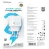 Зарядное устройство BOROFONE BAS44A 1xUSB-C PD20W + 1xUSB QC3.0 white (6941991113840) изображение 7