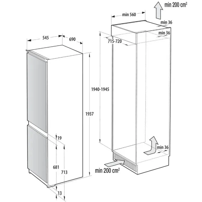 Холодильник Gorenje NRKI619D61WFE зображення 12