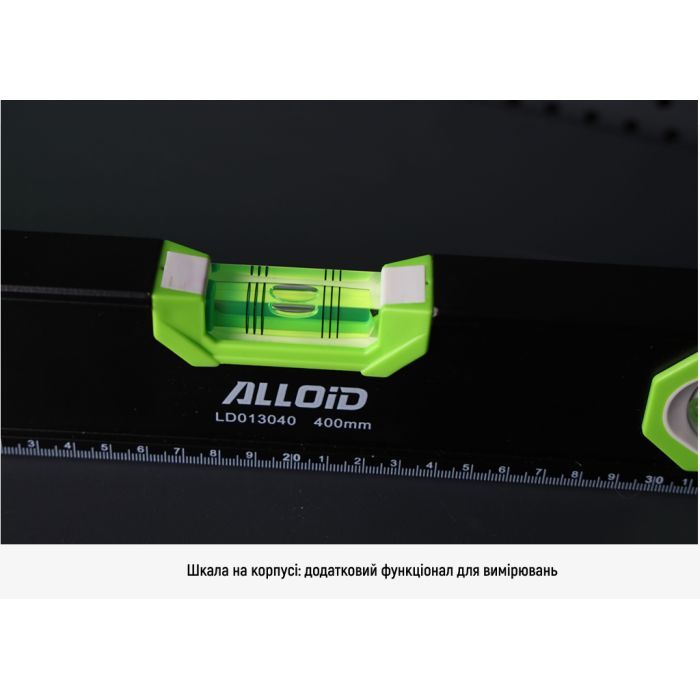 Рівень Alloid Pro, 60см, 3 капсули, з магнітом (LD-013060) зображення 5