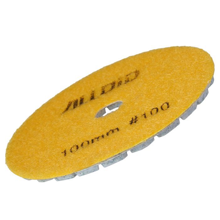 Круг зачистной Alloid Pro, алмазный, шлифовальный, на липучке, COMBS, 100мм, зерно 150 (DD-63379) изображение 3