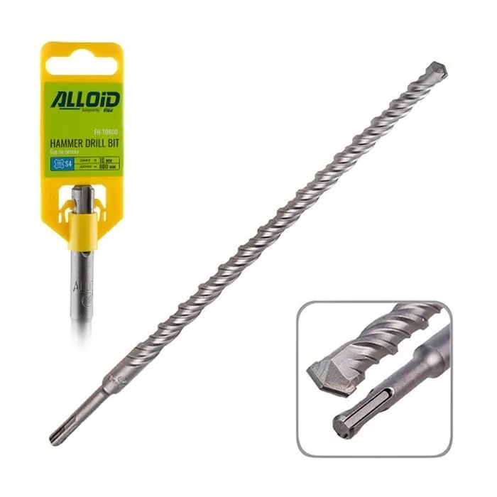 Бур Alloid по бетону, SDS-plus, S4, 10800мм (FH-10800)