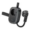 Сетевой фильтр питания HOCO NS6 1 роз, 2 USB, USB-C, 30W, 1.1м, Black (NS6B) изображение 2