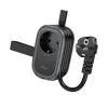 Сетевой фильтр питания HOCO NS6 1 роз, 2 USB, USB-C, 30W, 1.1м, Black (NS6B) изображение 4