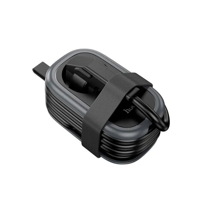 Сетевой фильтр питания HOCO NS6 1 роз, 2 USB, USB-C, 30W, 1.1м, Black (NS6B) изображение 6