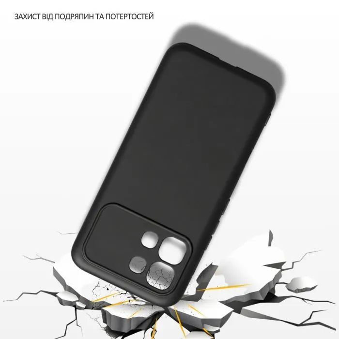 Чехол для мобильного телефона BeCover Silicone Infinix Note Edge (X6887) Black (716041) изображение 4